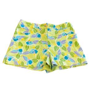 Lilly Pulitzer Shorts  Green Blue Floral size 8